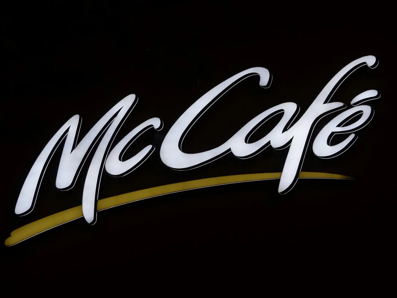 advertisement, neon sign, coffee shop, mccafe, mcdonalds, sign, advertising sign, lettering, white, mccafe, mccafe, mccafe, mccafe, mcdonalds, mcdonalds, mcdonalds, mcdonalds, mcdonalds. Local franchise marketing mistakes: what goes wrong and why